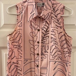 GUC Sig Zane Dress, Pink & Brown, Medium